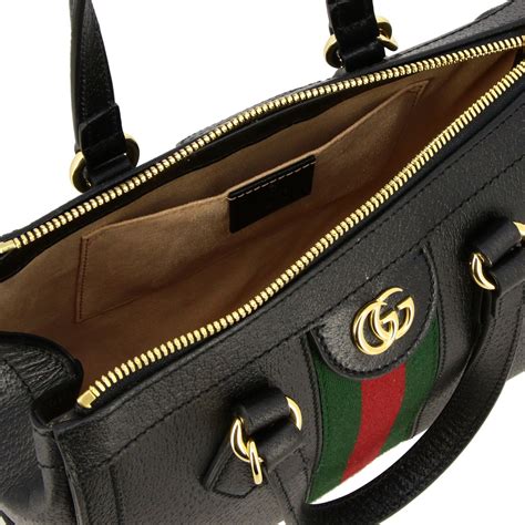 borsa gucci fascia web|Gucci Borsa shopping con fascia Web misura grande.